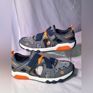 Merrell Kids Navy, Orange & Gray Active Sneakers
